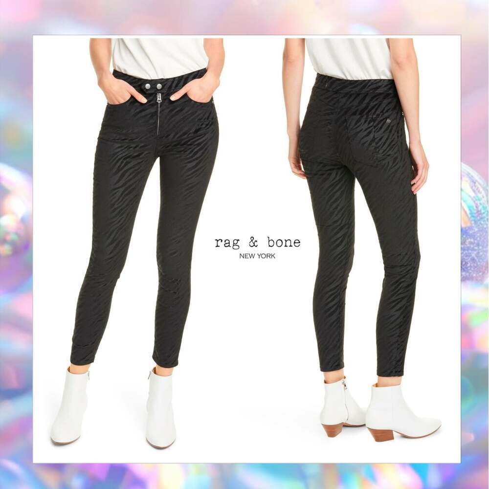 rag & bone high-rise ankle skinny jeans Size 26 NWT